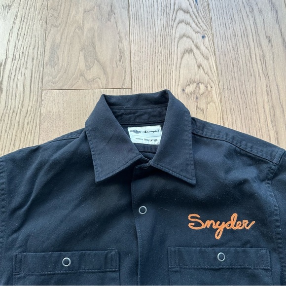 Harley-Davidson x Champion by Todd Snyder Harley-Davidson Shop Shirt in Black - Picture 3 of 16